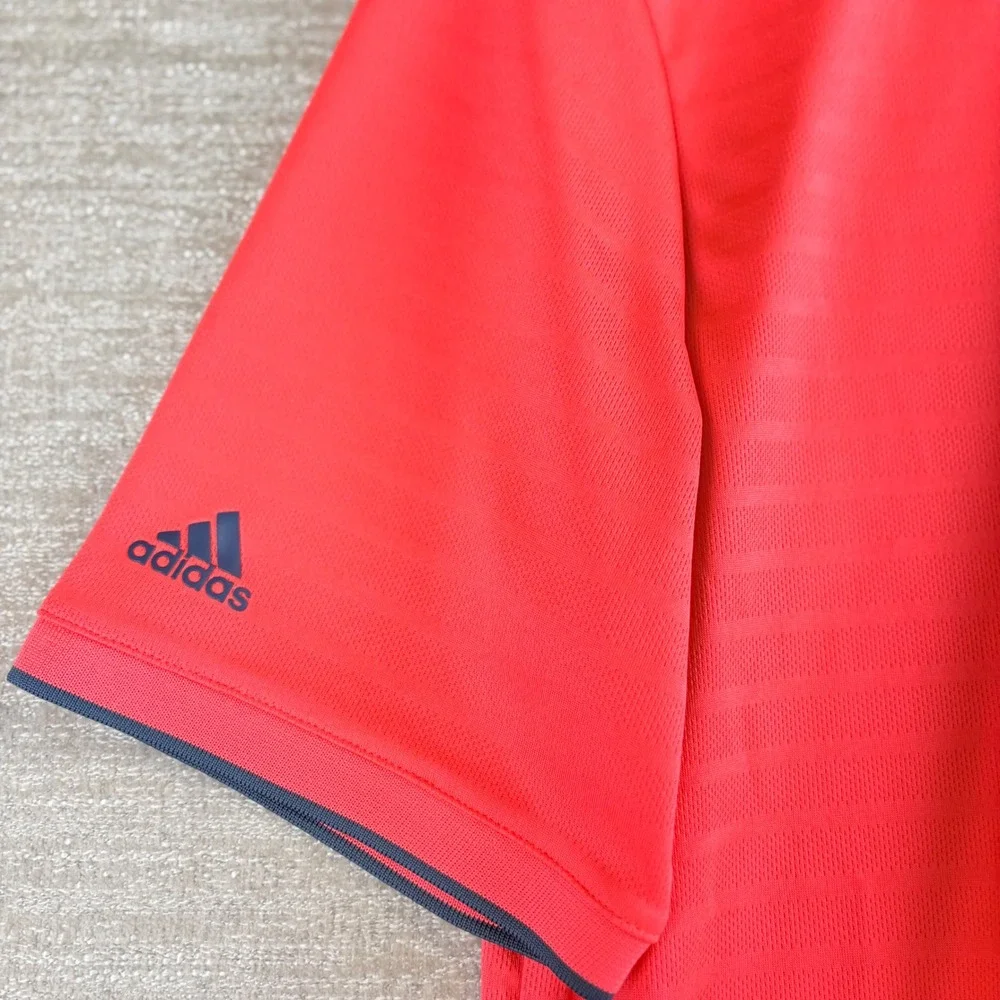 BRAND NEW Adidas Golf Climacool Club Tipped Polo Shirt Mens M Pink AE4283 NWT